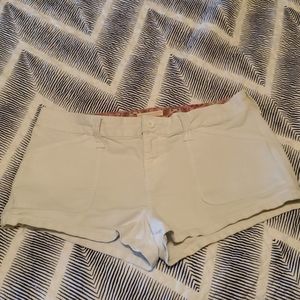 White Abercrombie and Fitch shorts